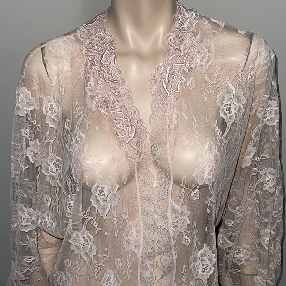 Pat Dahnke Lace Dolman Sleeve Jacket L - Picture 3 of 15